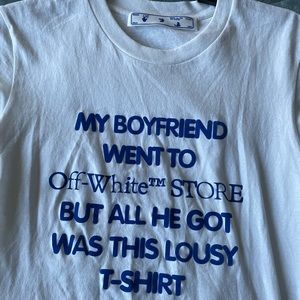 Authentic off-white t shirt